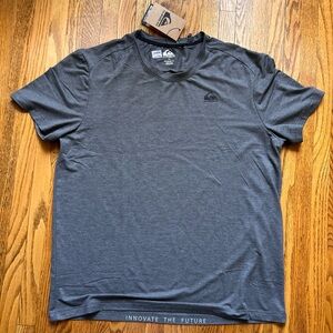 Quiksilver Men's Charcoal Short Sleeve Tee